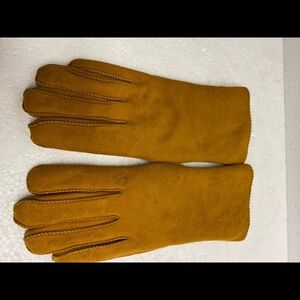 Grandoe Women’s Suede Gloves Brown Large